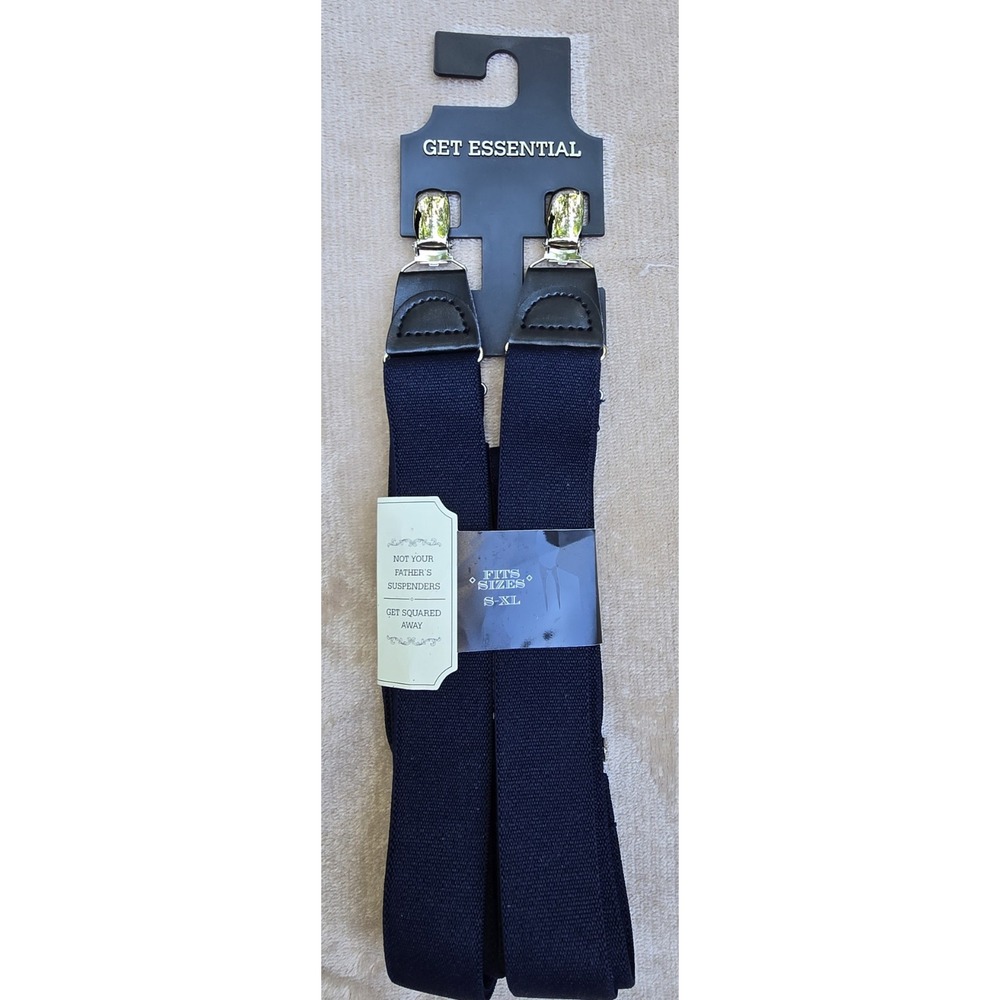 Navy Blue Suspenders